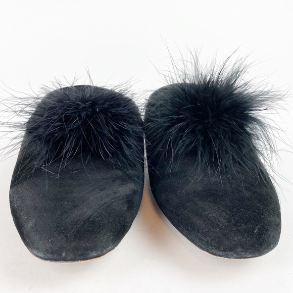 FREE Sole Society Feather PomPom Slide 8 F449 - Picture 2 of 11